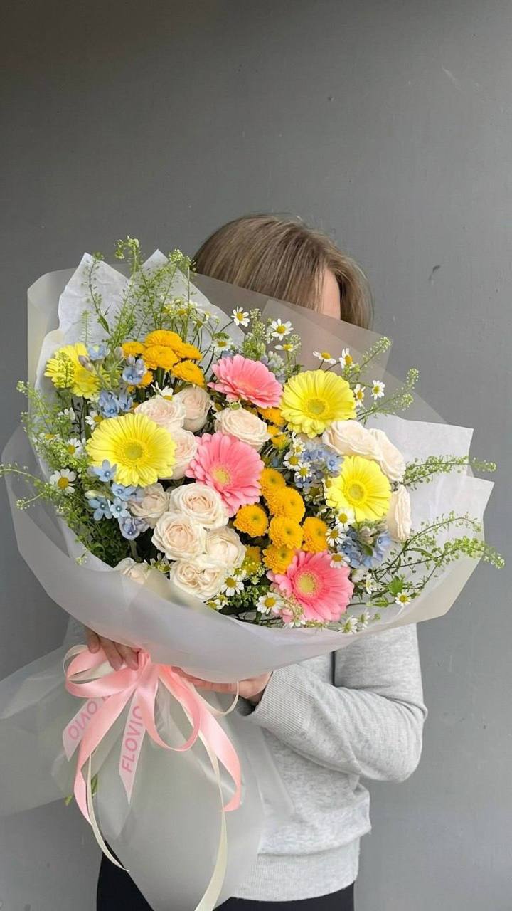 Авторский букет «Солнечное сияние»