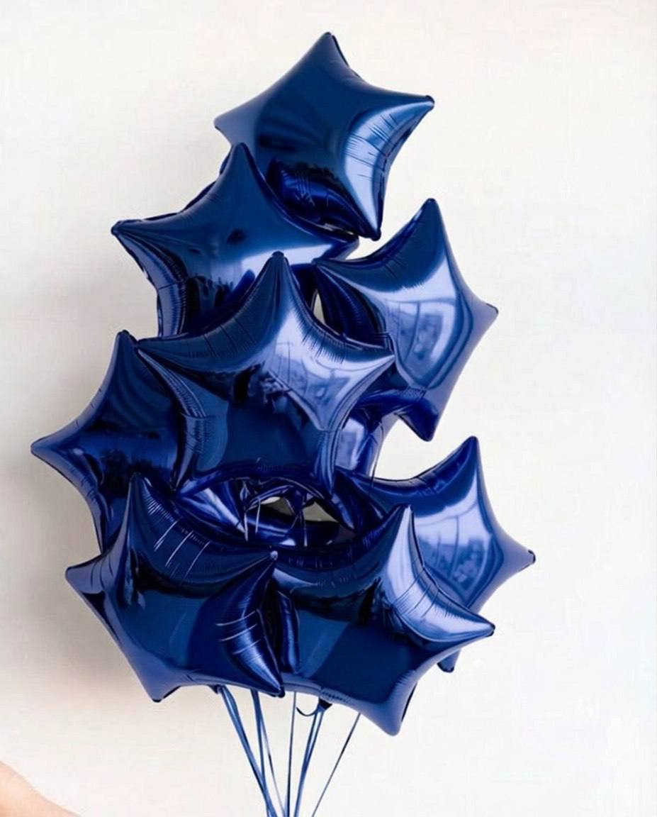 Фольгированные шары «Звезда синяя»